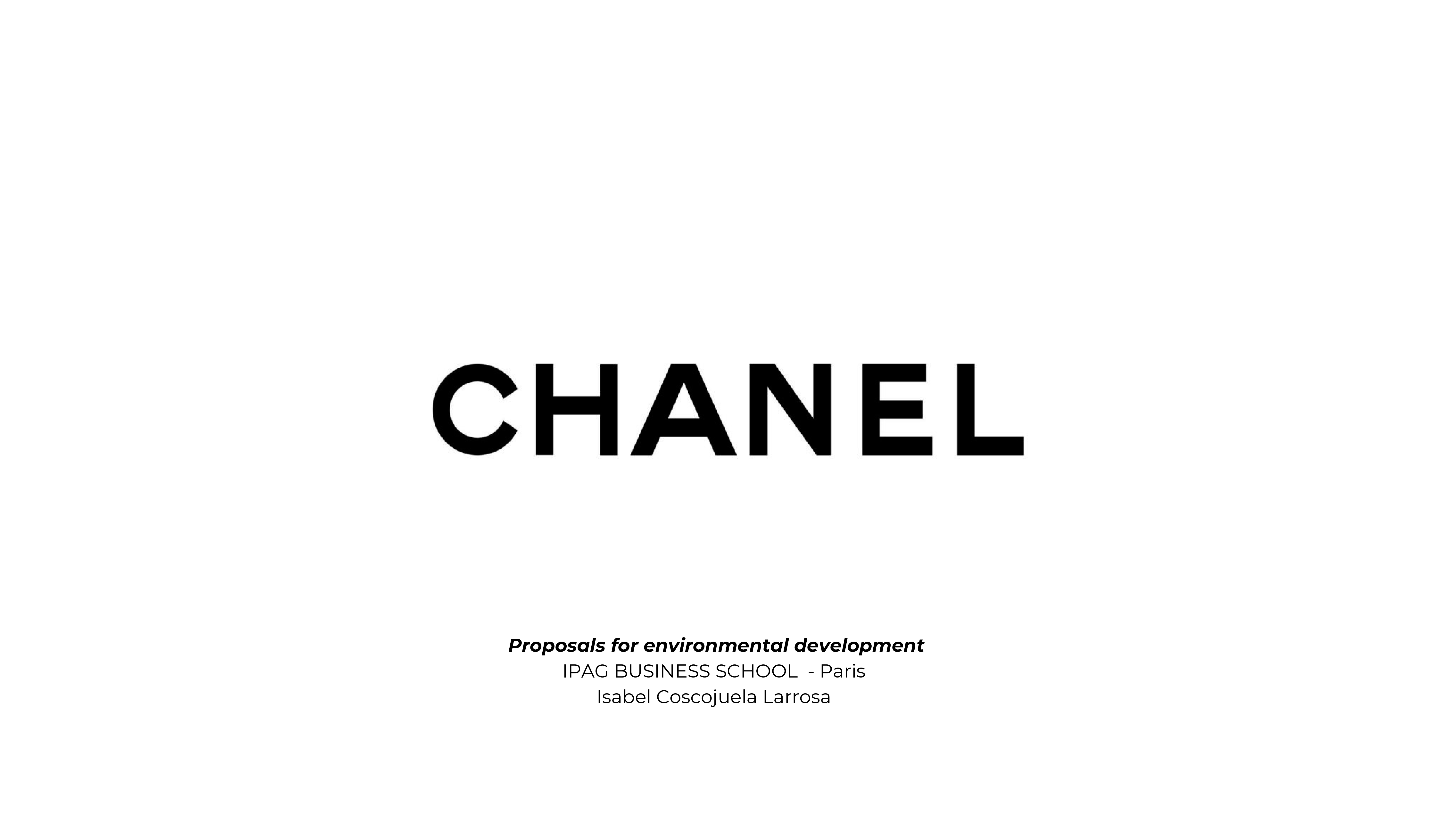 Chanel environmental development project