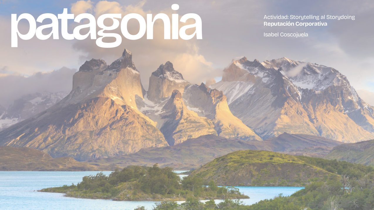 Patagonia storytelling to storydoing project